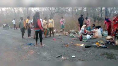 तेज रफ़्तार मालवाहक पलटा, 15 लोग घायल 3 गंभीर तेज रफ़्तार मालवाहक पलटा, 15 लोग घायल 3 गंभीर