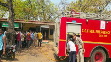 बंदरों की उछलकूद जिला सहकारी बैंक में लगी आग