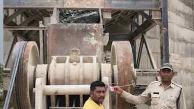 खनिज विभाग ने की कार्यवाई दो पत्थर खदान सील, 7 हाइवा जब्त