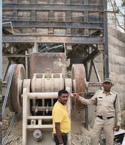 खनिज विभाग ने की कार्यवाई दो पत्थर खदान सील, 7 हाइवा जब्त