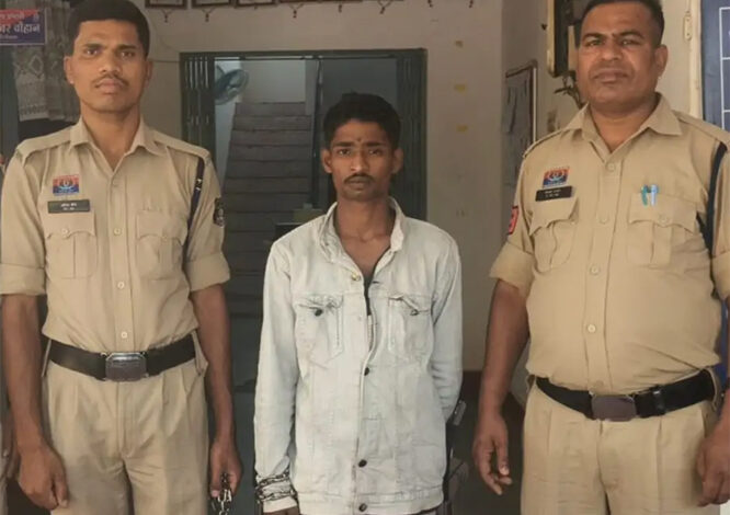 चाकू दिखाकर जान से मारने की धमकी देने वाला आरोपी गिरफ्तार