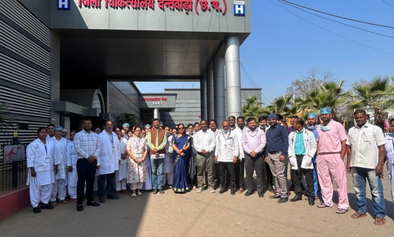 स्वास्थ्य के क्षेत्र में राष्ट्रीय पटल स्थान बना रहा है दंतेवाड़ा का जिला चिकित्सालय