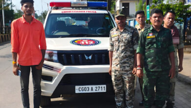 आमजन की सुरक्षा हेतु सुकमा कोतवाली क्षेत्र में डायल 112 सेवा प्रारम्भ