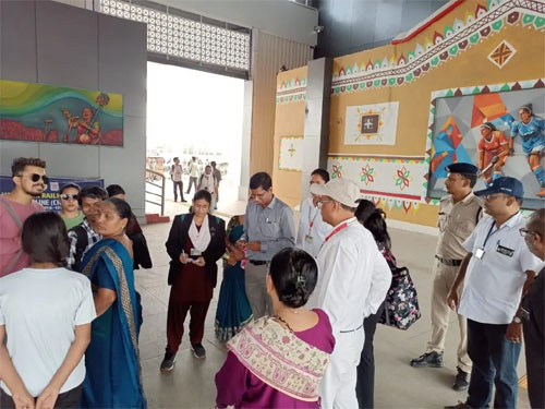 राजनांदगांव स्टेशन पर विशेष नाका टिकट जांच अभियान में 86,325 का राजस्व अर्जित