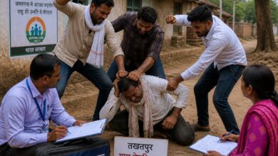 बिल्हा के बाद तखतपुर के देवरीकला में कोटवार की बेरहमी से पिटाई