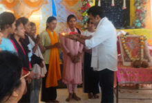 जीपीएम के विहिप दुर्गावाहिनी की 13 बहने सफलता पूर्वक शौर्य प्रशिक्षण वर्ग करके लौटी 