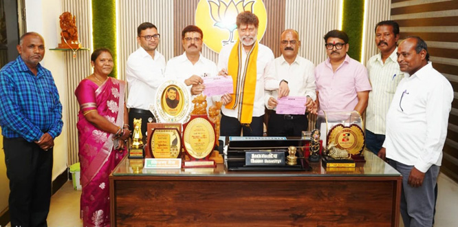 भाजपा प्रदेश अध्यक्ष देव ने डिजिटल ऑनलाइन संपत्तिकर का किया भुगतान