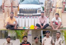 जियो टावर से 24 नग जियो बैटरी के साथ 5 आरोपी गिरफ्तार
