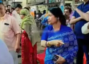बीच सड़क दुकान लगाने पर भड़की दुर्ग महापौर अल्का, बोली अभी के अभी ठेला हटाओ, एक लगा दूंगी