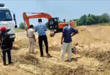 केवई नदी में अवैध रेत खनन पर प्रशासन की बड़ी कार्रवाई, 9 हाईवा और चैन माउंटेन मशीन जब्त
