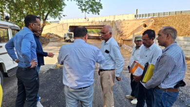 लोक निर्माण विभाग के सचिव ने निर्माणाधीन कुरुद-सिर्री मार्ग और सिर्री-चटौद सड़क का किया निरीक्षण