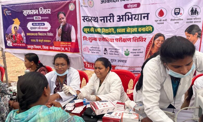 सुशासन तिहार बना स्वास्थ्य का सहारा : वनांचल की महिलाओं तक पहुंची जांच और जागरूकता