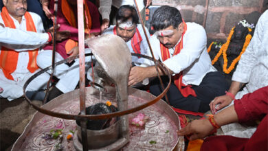 उप मुख्यमंत्री शर्मा, वन मंत्री कश्यप व सांसद पाण्डेय ने भोरमदेव मंदिर में की पूजा-अर्चना