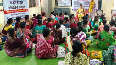 बाल विवाह मुक्त छत्तीसगढ़ अभियान के तहत महिलाओं को किया गया जागरूक