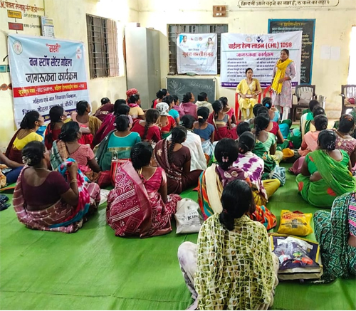 बाल विवाह मुक्त छत्तीसगढ़ अभियान के तहत महिलाओं को किया गया जागरूक