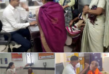 नि:शुल्क स्वास्थ्य शिविर में 181 नागरिकों का किया गया स्वास्थ्य जांच 