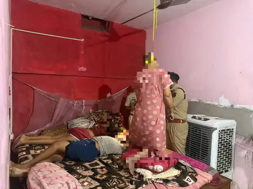 दो मासूम बच्चों सहित 4 लोगों की मिली एक ही कमरे में शव, जांच में जुटी पुलिस
