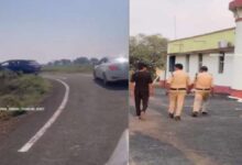 शराब तस्करी के आरोपी को प्राइवेट कार से कोर्ट ले जाने का वीडियो वायरल