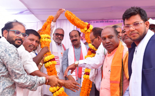 उप मुख्यमंत्री साव प्रथम तेलीन सत्ती माता महोत्सव में हुए शामिल
