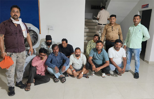 ऑपरेशन अंकुश – 8 जुआरी से 24,200 नगद बारामद, चार गए जेल