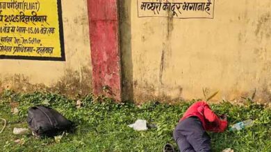 नकुलनार साप्ताहिक बाजार के पास एक अज्ञात युवक का मिला शव 