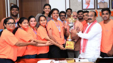 साव से फेडरेशन कप मिक्स्ड नेटबॉल चैंपियनशिप में रजत पदक जीतने वाले खिलाडिय़ों ने की मुलाकात