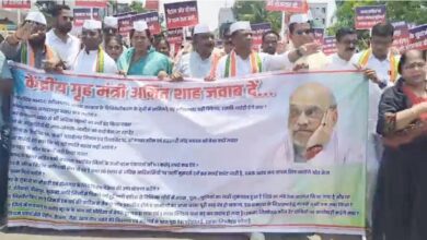 जगदलपुर में कांग्रेस को पुलिस ने रोका अमित शाह से मिलने जा रहे नेताओं ने सौंपा ज्ञापन