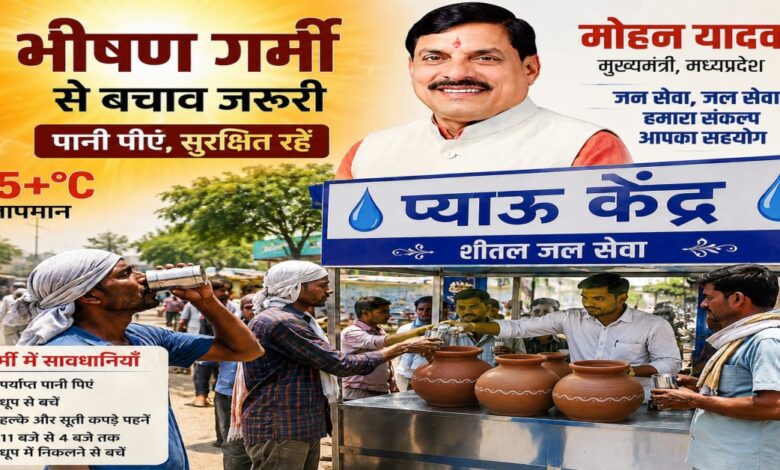 मध्य प्रदेश में लू का कहर CM मोहन यादव ने जनता से सावधानी बरतने की अपील की मध्य प्रदेश में लू का कहर CM मोहन यादव ने जनता से सावधानी बरतने की अपील की