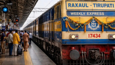 तिरुपति-रक्सौल-तिरुपति साप्ताहिक एक्सप्रेस का नियमित संचालन प्रारंभ तिरुपति-रक्सौल-तिरुपति साप्ताहिक एक्सप्रेस का नियमित संचालन प्रारंभ