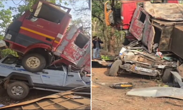 धमतरी में भीषण सड़क हादसा आग बुझाने जा रहे फायर ब्रिगेड वाहन की टक्कर, चालक की मौत