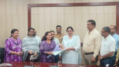 संचालक योजना रोक्तिमा यादव को दी गई भावभीनी विदाई