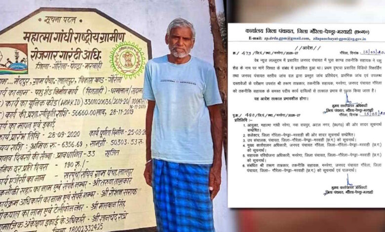 गौरेला घूसकांड में बड़ी कार्रवाई, तकनीकी सहायक तरुण ताम्रकार हटाए गए
