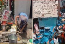 पानी के लिए लंबी कतारें, 111 रुपए लीटर पेट्रोल खर्च कर लोग जुटा रहे पीने का पानी