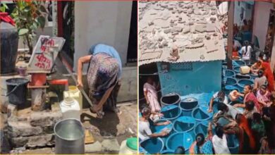 पानी के लिए लंबी कतारें, 111 रुपए लीटर पेट्रोल खर्च कर लोग जुटा रहे पीने का पानी