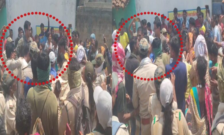 गरियाबंद 166 अतिक्रमण मामलों की कार्रवाई के दौरान बड़ा हंगामा