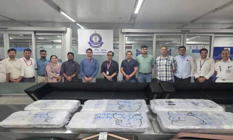 इंदिरा गाँधी एयरपोर्ट पर 48 करोड़ के गांजे के साथ दो थाई गिरफ्तार