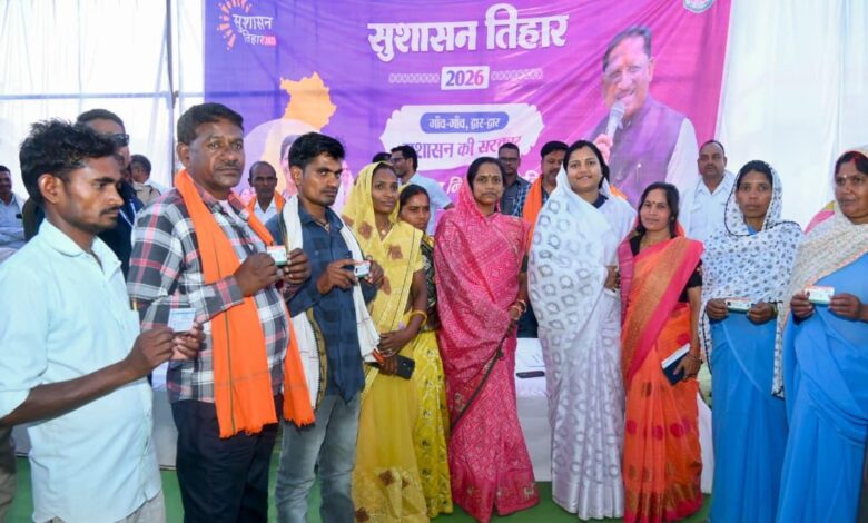गांव-गांव में सुशासन की दस्तक : मौके पर समाधान, जनता में विश्वास– मंत्री राजवाड़े
