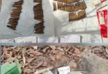 कांकेर से नक्सलियों द्वारा छिपाकर रखे गये नक्सली डंप बरामद
