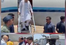 केंद्रीय गृहमंत्री अमित शाह दाे दिवसीय बस्तर प्रवास पर जगदलपुर पहुंचे 