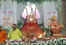 महासर वाली माता के मंगल पाठ एवं भजनों पर झूमे श्रद्धालू
