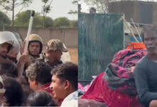 नकटी गांव में तोड़े गए 80 घर,पुलिस के साथ झड़प,प्रशासन ने कहा नया रायपुर में मिलेंगे मकान