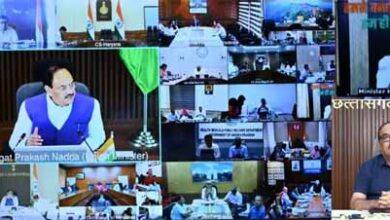 टीबी मुक्त भारत अभियान को लेकर केन्द्रीय स्वास्थ्य मंत्री ने की चर्चा