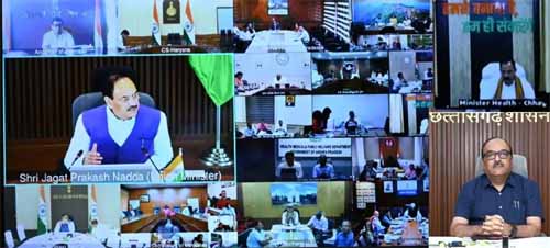 टीबी मुक्त भारत अभियान को लेकर केन्द्रीय स्वास्थ्य मंत्री ने की चर्चा