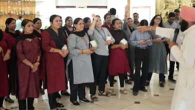 एसईसीएल योग महोत्सव 2026 के अंतर्गत मुख्यालय में योगा चिट चैलेंज का आयोजन
