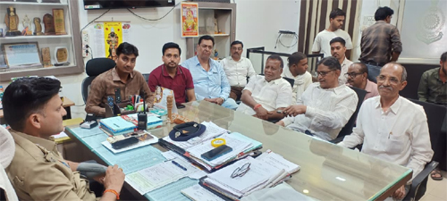 सराफा व्यापारियों ने एसीपी राठौर से की सौजन्य मुलाकात, सुरक्षा व व्यापारिक समस्याओं पर हुई चर्चा