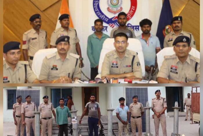 चोरी के 16 मामलों में अंतर्राज्यीय गिरोह के 3 आरोपित गिरफ्तार