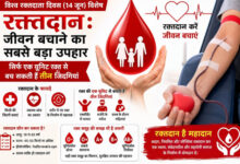 रक्तदान से मिलता है कई जरूरतमंदों को नया जीवन