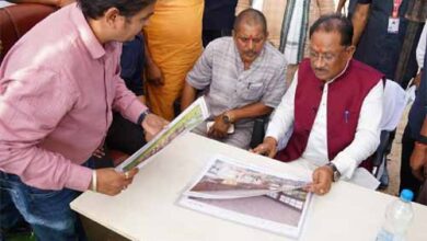 मुख्यमंत्री साय ने सलियाटोली में निर्माणाधीन नालंदा परिसर का किया निरीक्षण
