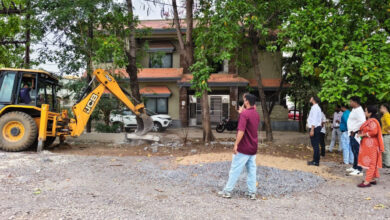 सेजबहार फेस-1 कॉलोनी की भूमि से गृह निर्माण एवं अधोसंरचना विकास मंडल ने हटाया अतिक्रमण