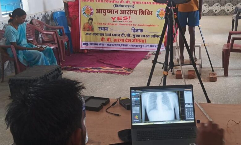 टीबी मुक्त छत्तीसगढ़ की दिशा में बड़ा कदम, 90 शिविरों में 7 हजार से अधिक लोगों की जांच टीबी मुक्त छत्तीसगढ़ की दिशा में बड़ा कदम, 90 शिविरों में 7 हजार से अधिक लोगों की जांच